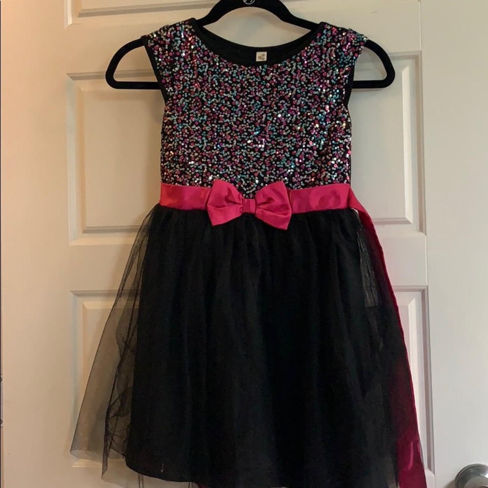 Cute sequin dress.